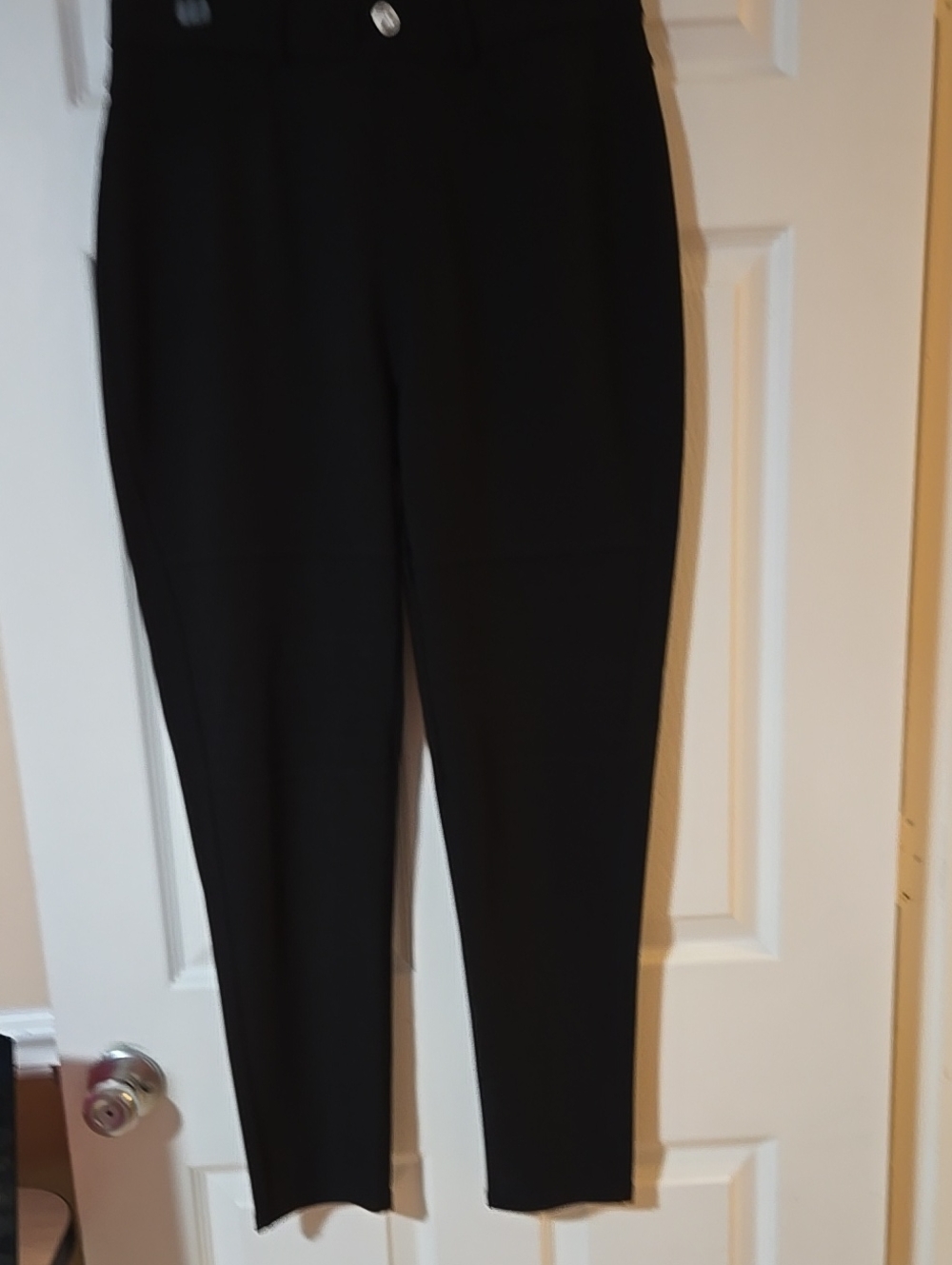 Women's Black Stretch Ponte Pants